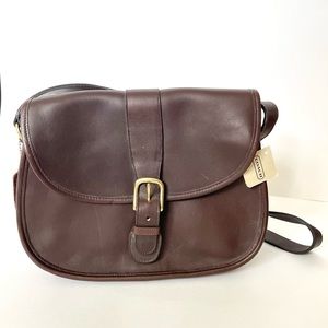 SOLD NWT Vintage Coach Chelsea Bag British Tan Leather Brass HardwareStyleNo9894